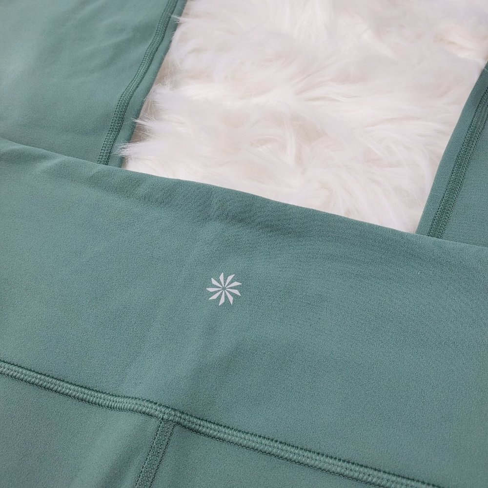 NWT Athleta Green Elation 7/8 Leggings - Picture 6 of 8